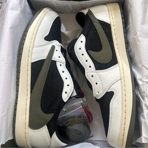 Size 14 - Travis Scott x Air Jordan 1 OG SP Low Black Olive